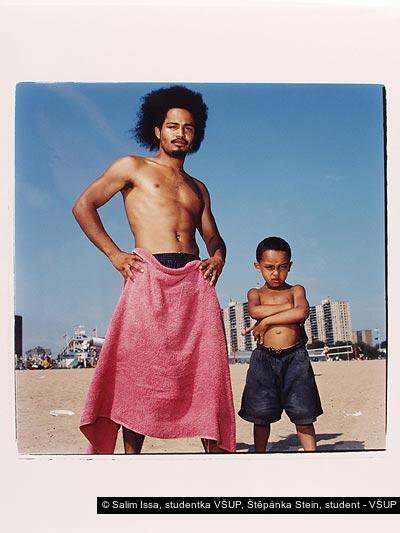 Salim Issa, studentka VŠUP, Štěpánka Stein, student - VŠUP