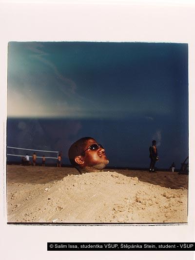 Salim Issa, studentka VŠUP, Štěpánka Stein, student - VŠUP