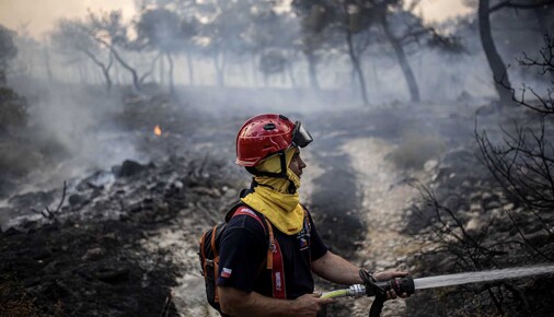 Foto měsíce září 2023 - Michal Fanta - Požár v Řecku